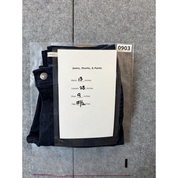 Levi's Jeans Womens 26 Blue Denim Classic Straight Leg Mid Rise Pockets Zip Fly - Picture 8 of 8